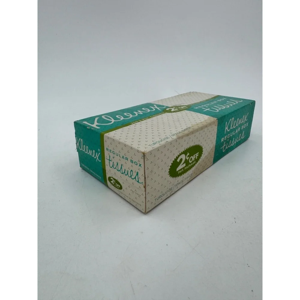 Vintage Kleenex Tissues‎ Pure White 1938 SIZE 9.33